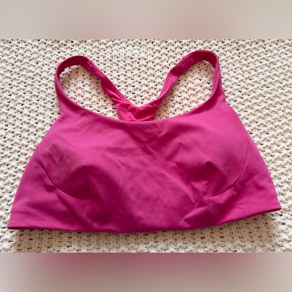 Lululemon pink sports bra size 12